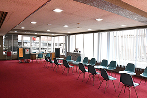 休憩スペースの写真